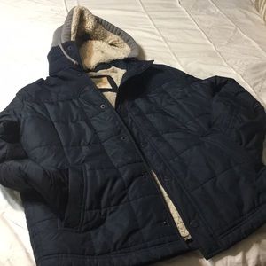 Hollister coat size adult small